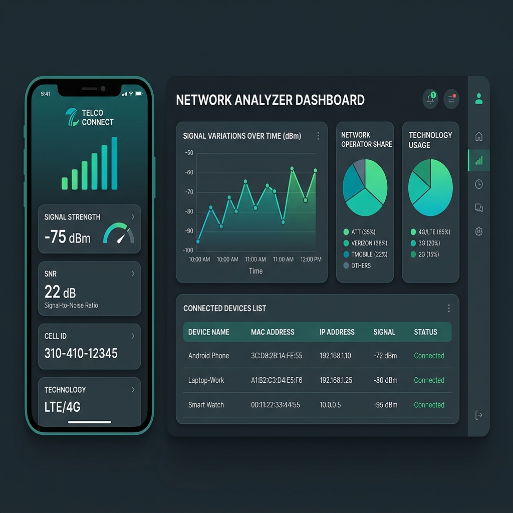 Network Cell Analyzer Dashboard