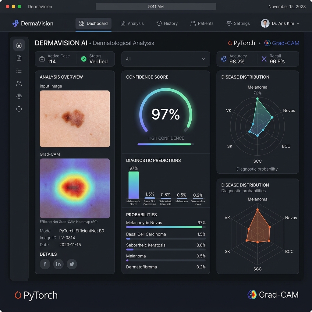 DermSense Classifier Mockup